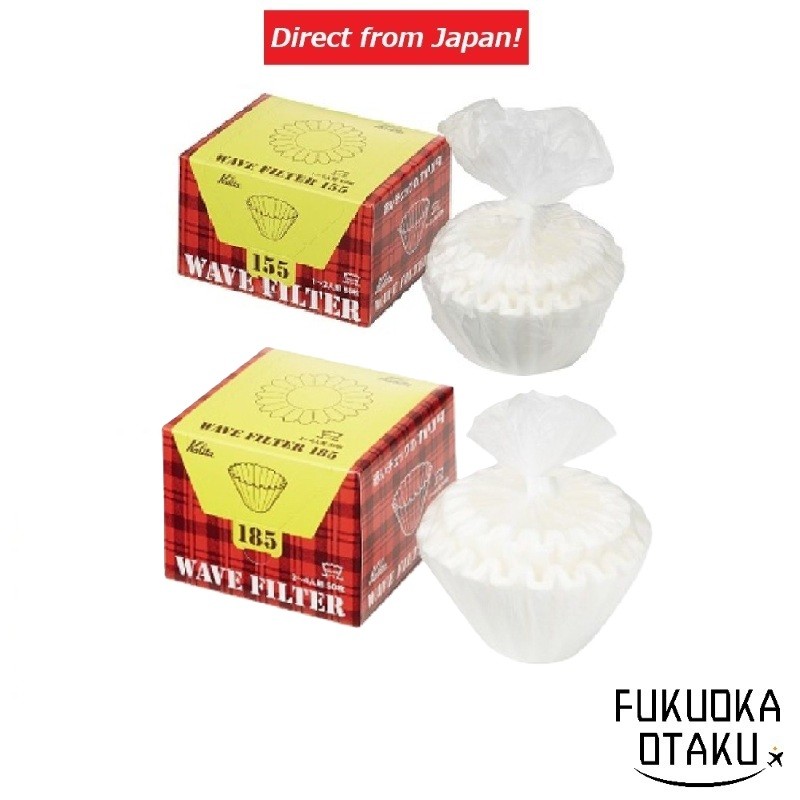 Coffee Filter Kalita Wave Dripper KWF155/185 50 Sheets【Direct from Japan】