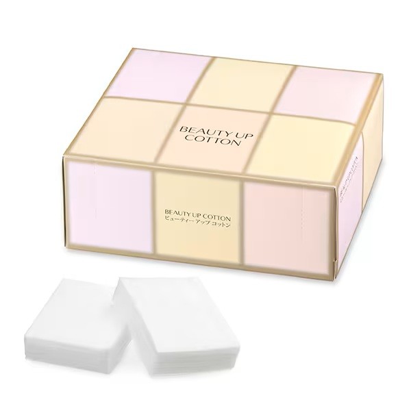 Cotton SHISEIDO Beauty Up Cotton G 108 Sheets Soft Fluffy 100% Natural Cotton【Direct from Japan】