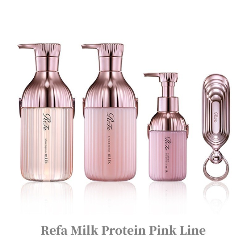 Refa Milk Protein Pink Line Shampoo / Treatment / Out Bath Treatment / Brush Hair Care【Direct from Japan】-FUKUOKA_OTAKU