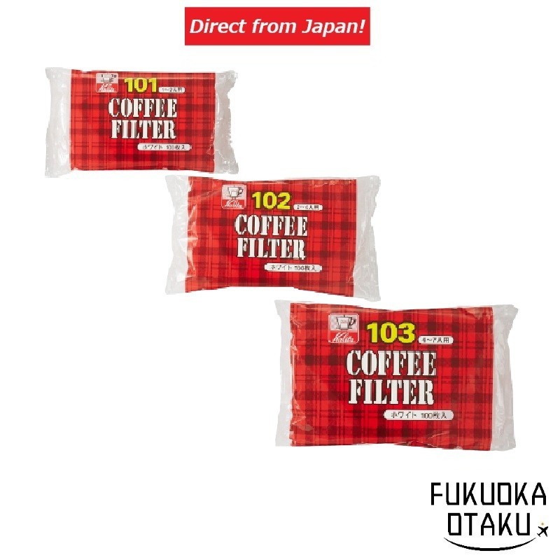 Coffee Filter Kalita White 100 Sheets【Direct from Japan】-FUKUOKA_OTAKU