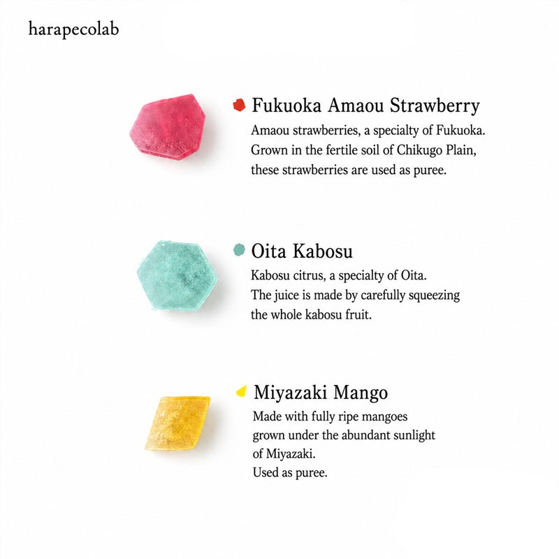 Harapecolab Kyushu Kohakutou Crystal Candy Gift Box