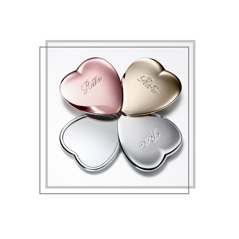 Refa Heart Mirror Makeup Hair Styling Touch-Up Compact Handheld Mirror【Direct from Japan】-FUKUOKA_OTAKU