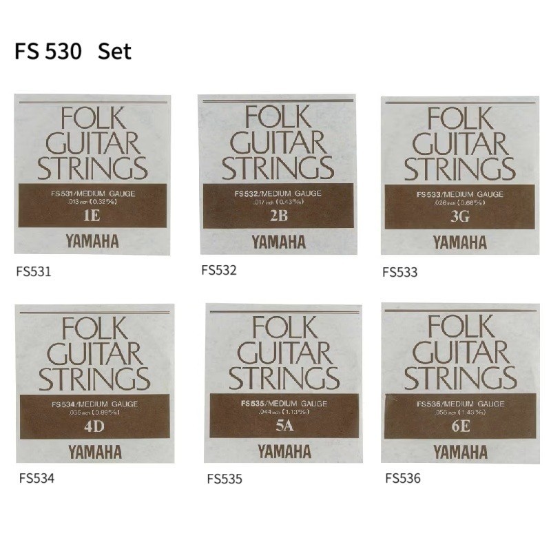 YAMAHA Folk Guitar String Set Music Japan Made【Direct from Japan】