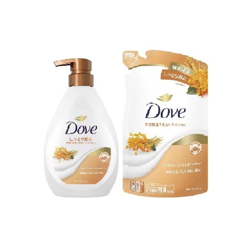Dove Body Wash Rice Ferment & Osmanthus Main Bottle 470g / Refill 330g / Refill 640g  Body Care 【Direct from Japan】-FUKUOKA_OTAKU