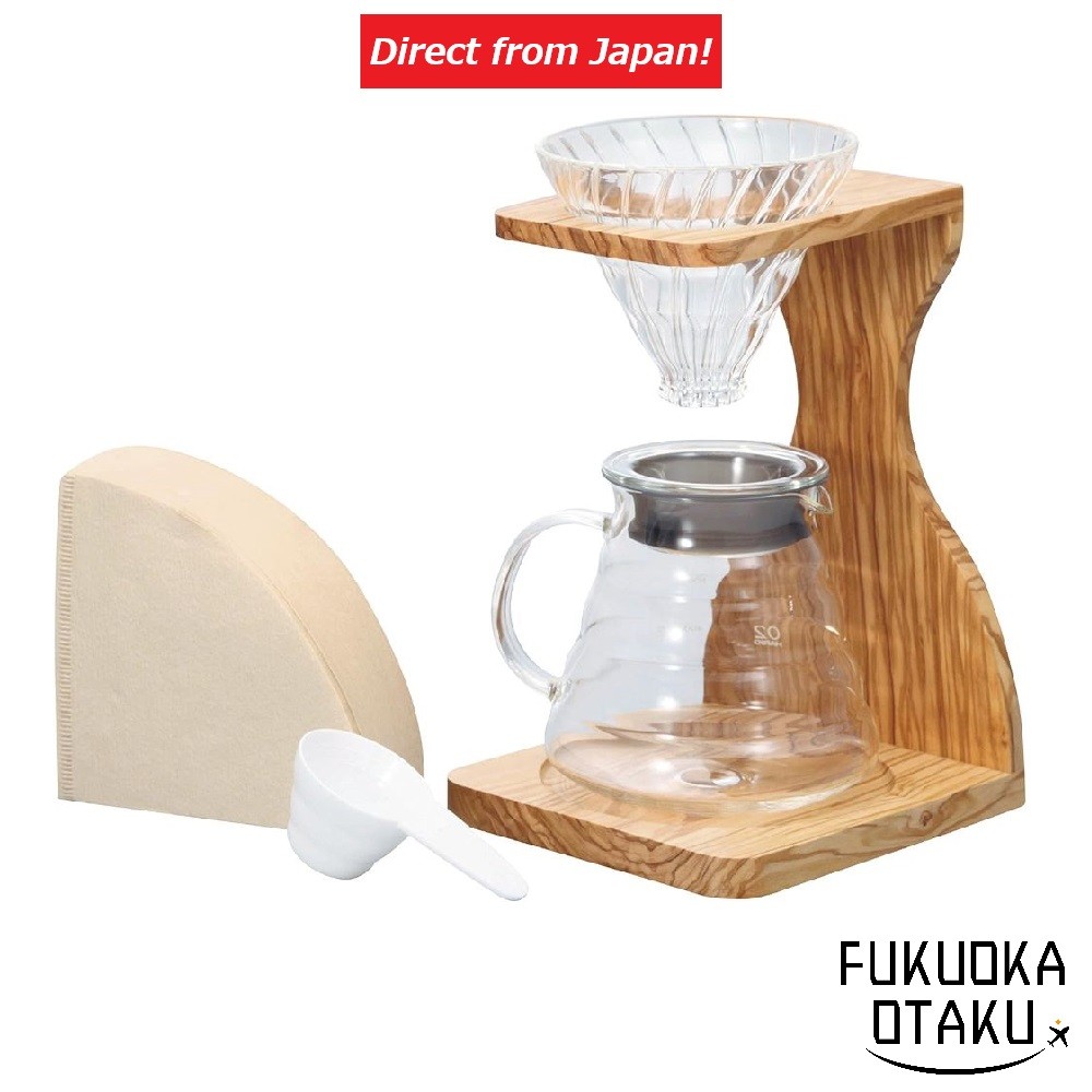 HARIO VSS-1206-OVV60 [Olive Wood Stand Set] Coffee Accessories [Direct from Japan]-FUKUOKA_OTAKU