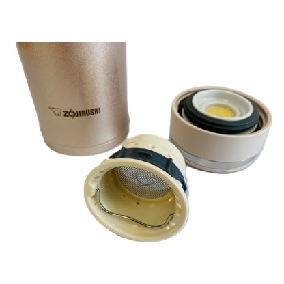 Stainless Mug ZOJIRUSHI Tea Leaf Stopper Mug 340ml Hot & Cold【Direct from Japan】-FUKUOKA_OTAKU
