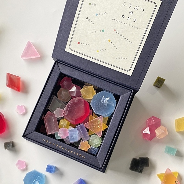 Matcha＆“Koubutsu no Kakera”Crystal Candy Set【Free shipping】【Direct from Japan】