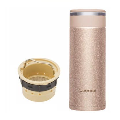 Stainless Mug ZOJIRUSHI Tea Leaf Stopper Mug 340ml Hot & Cold【Direct from Japan】-FUKUOKA_OTAKU