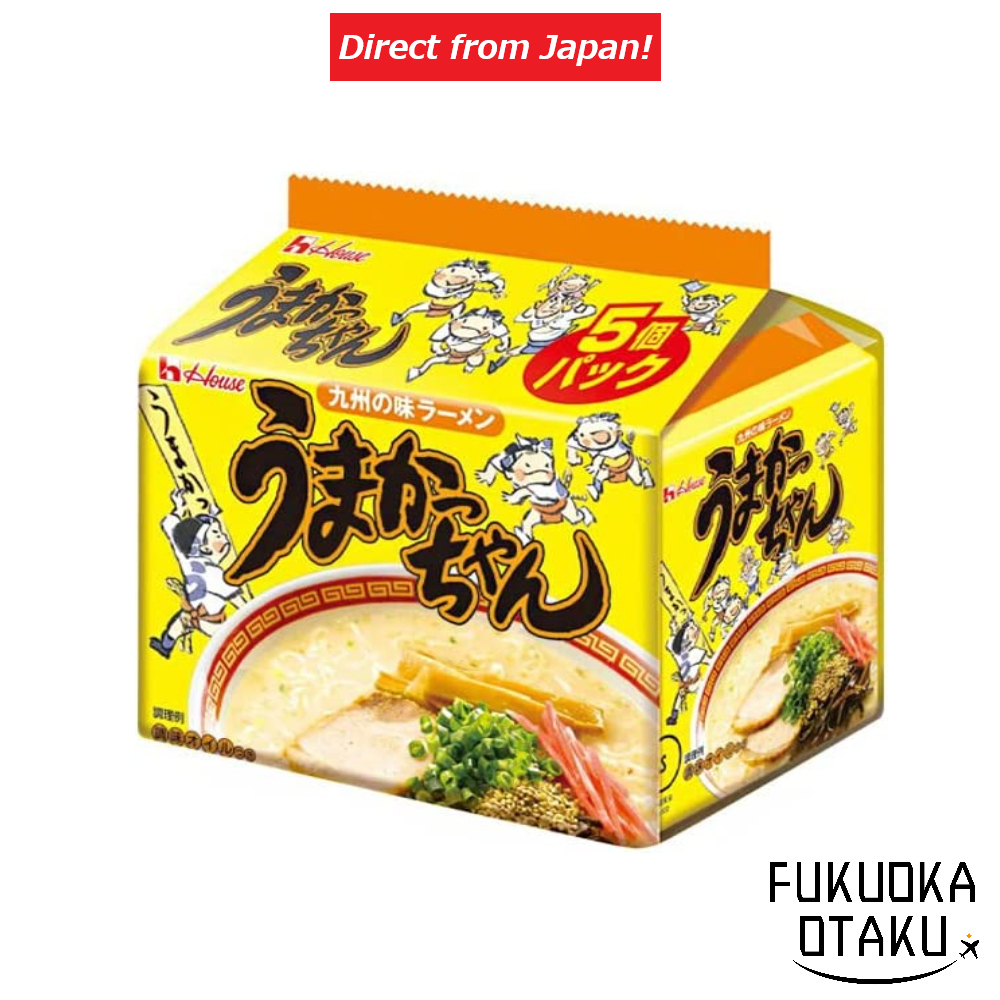 Instant Noodles / House Umaka-chan 5 pack tonkotsu ramen [Direct from Japan]