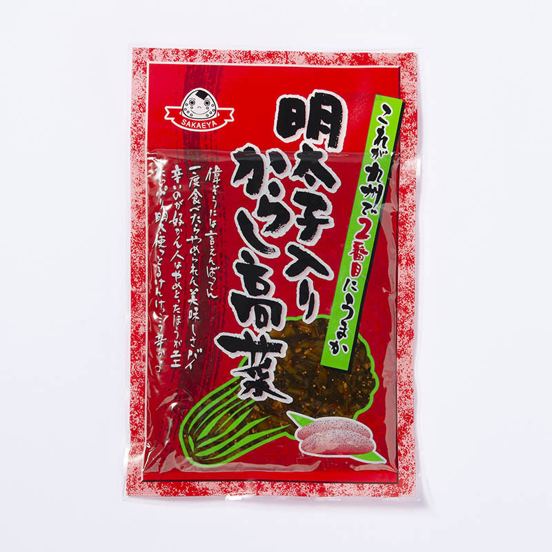 Sakaeya Takana Pickles with Spicy Cod Roe (Mentai) 120g
