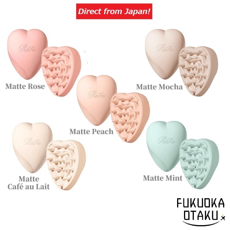 Refa Heart Brush for Scalp Hair Care Shampoo Scalp Massage Tool【Direct from Japan】-FUKUOKA_OTAKU