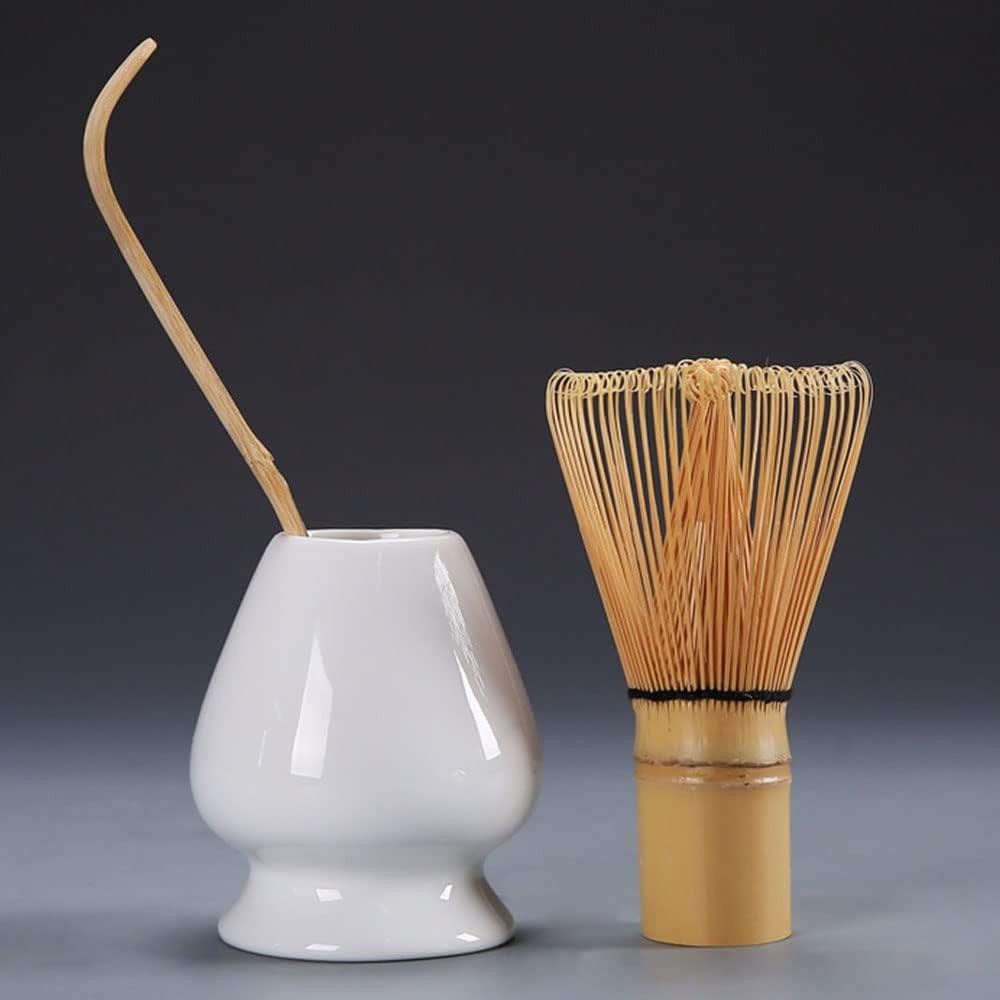 Matcha Whisk Set | 100-Prong Chasen + Chasen Holder + Chashaku | Japanese Tea Ceremony Set 【Direct from Japan】