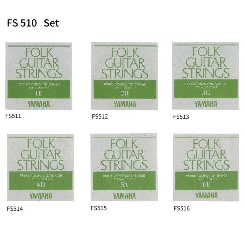 YAMAHA Folk Guitar String Set Music Japan Made【Direct from Japan】