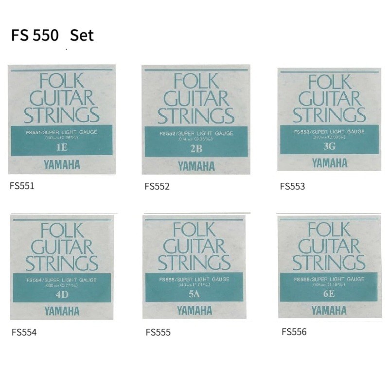 YAMAHA Folk Guitar String Set Music Japan Made【Direct from Japan】