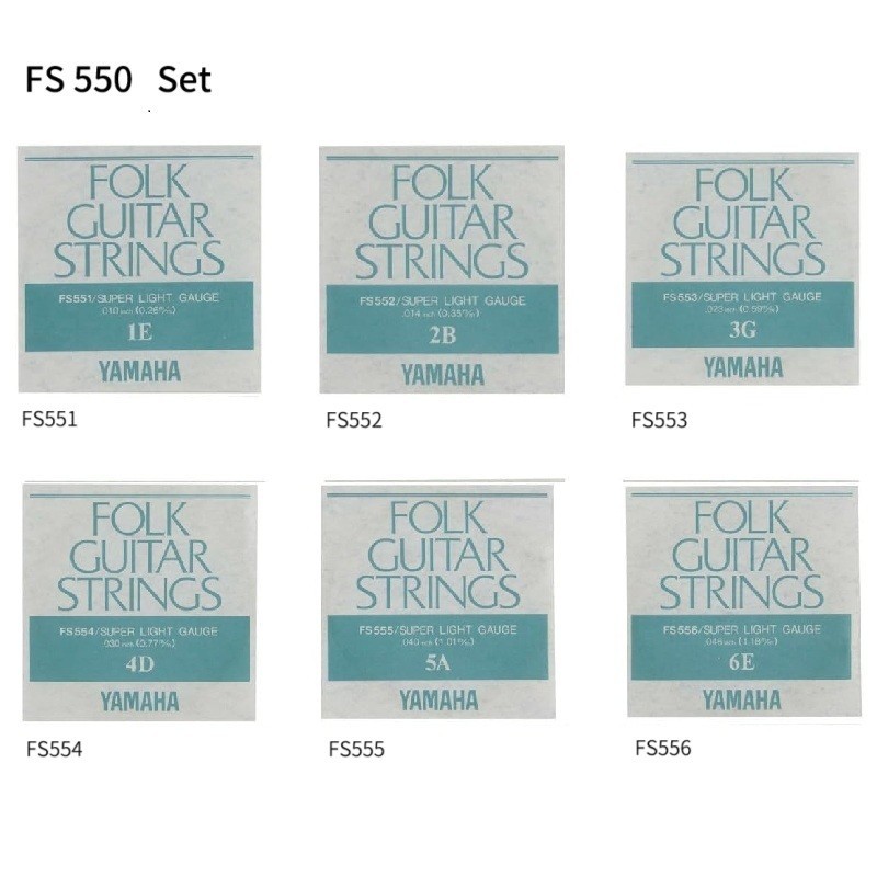 YAMAHA Folk Guitar String Set Music Japan Made【Direct from Japan】