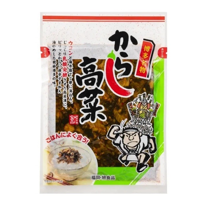 Asahi Shokuhin Karashi Takana Hakata Specialty Kyushu 90g Made in Japan【Direct from Japan】