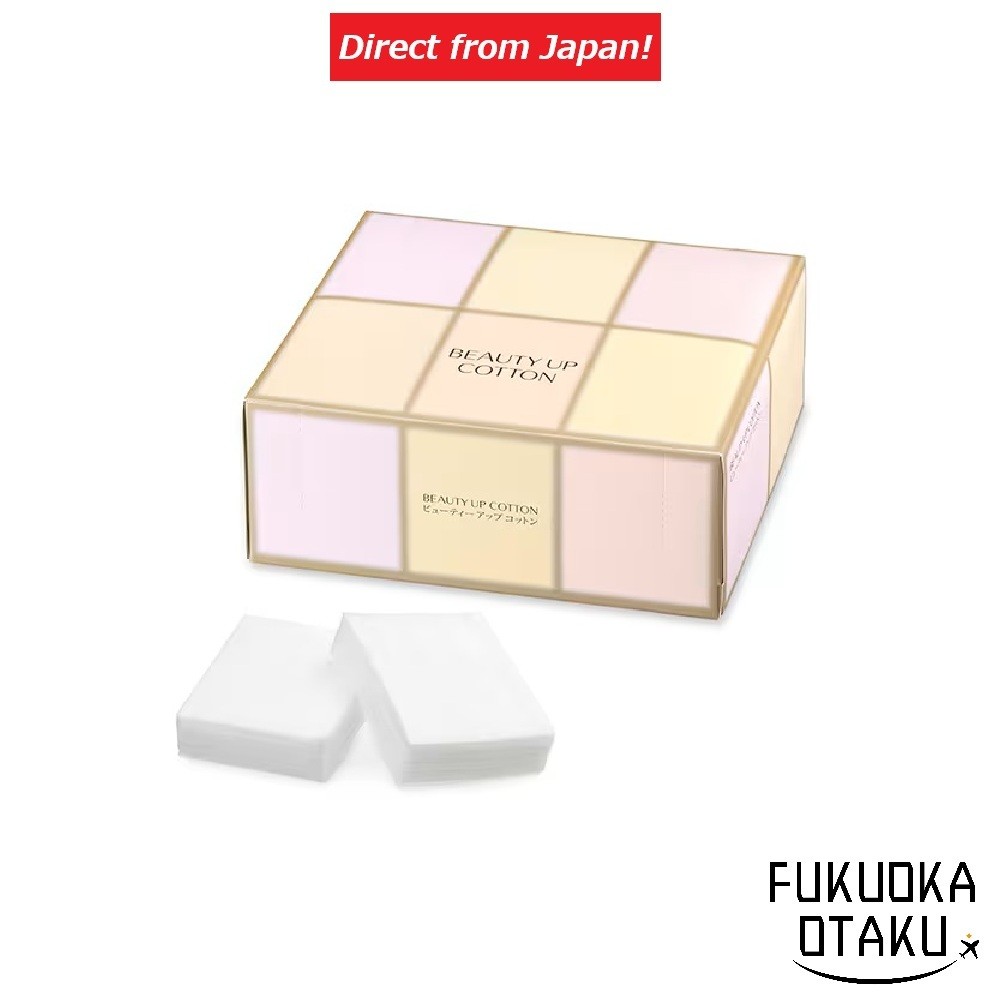Cotton SHISEIDO Beauty Up Cotton G 108 Sheets Soft Fluffy 100% Natural Cotton【Direct from Japan】