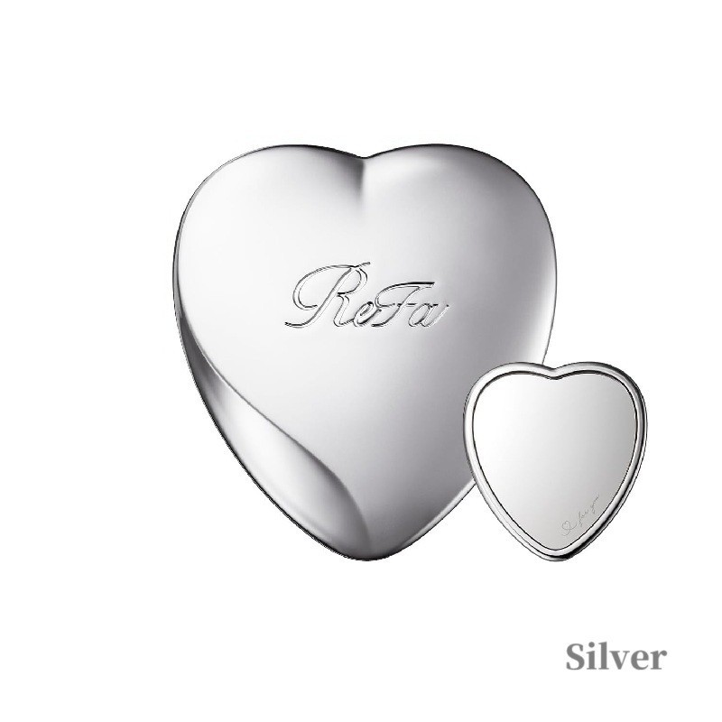 Refa Heart Mirror Makeup Hair Styling Touch-Up Compact Handheld Mirror【Direct from Japan】-FUKUOKA_OTAKU