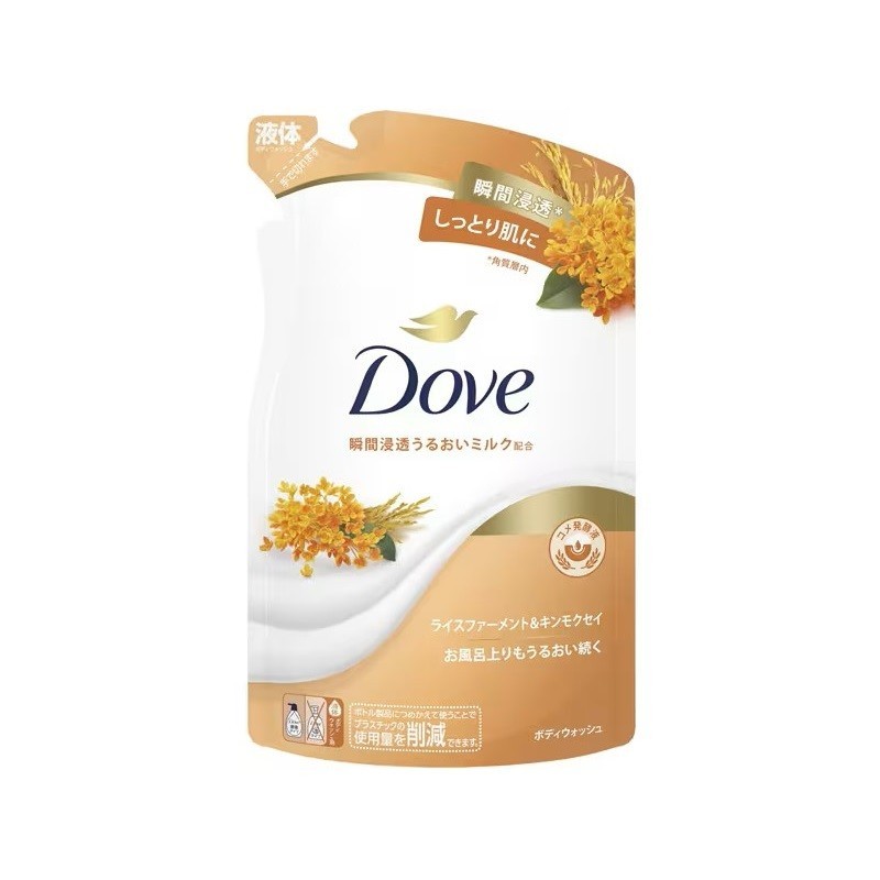Dove Body Wash Rice Ferment & Osmanthus Main Bottle 470g / Refill 330g / Refill 640g  Body Care 【Direct from Japan】-FUKUOKA_OTAKU