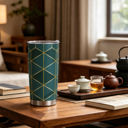 Custom 20oz Stainless Steel Tumbler – Personalized Photo Travel Cup