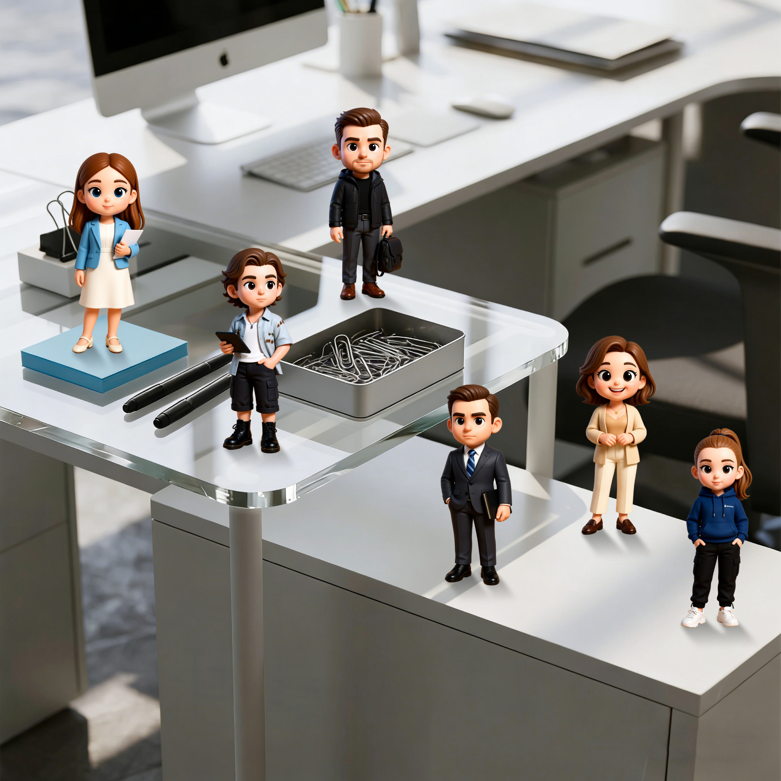 Customized 3D figure for team