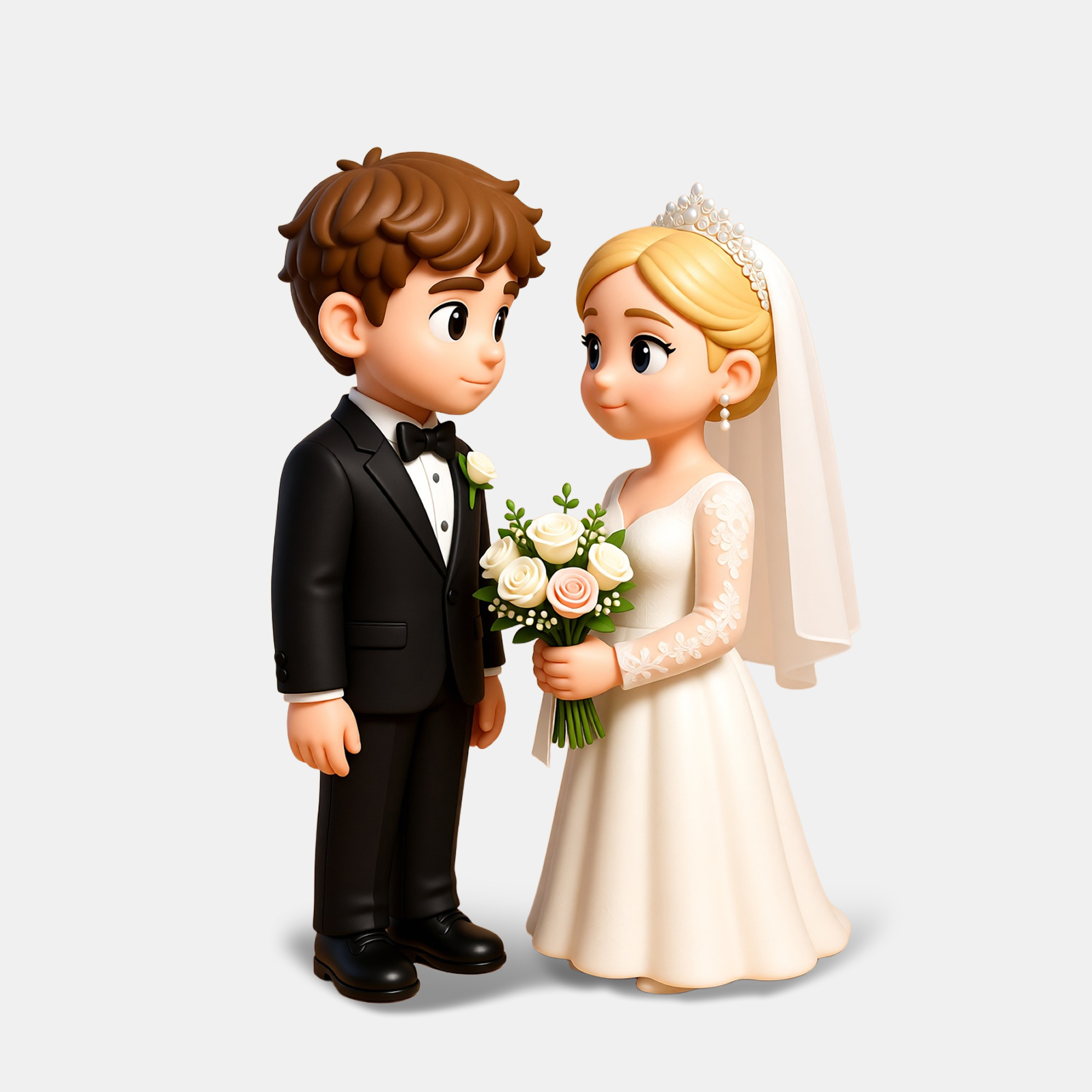 Customized 3D figure for wedding