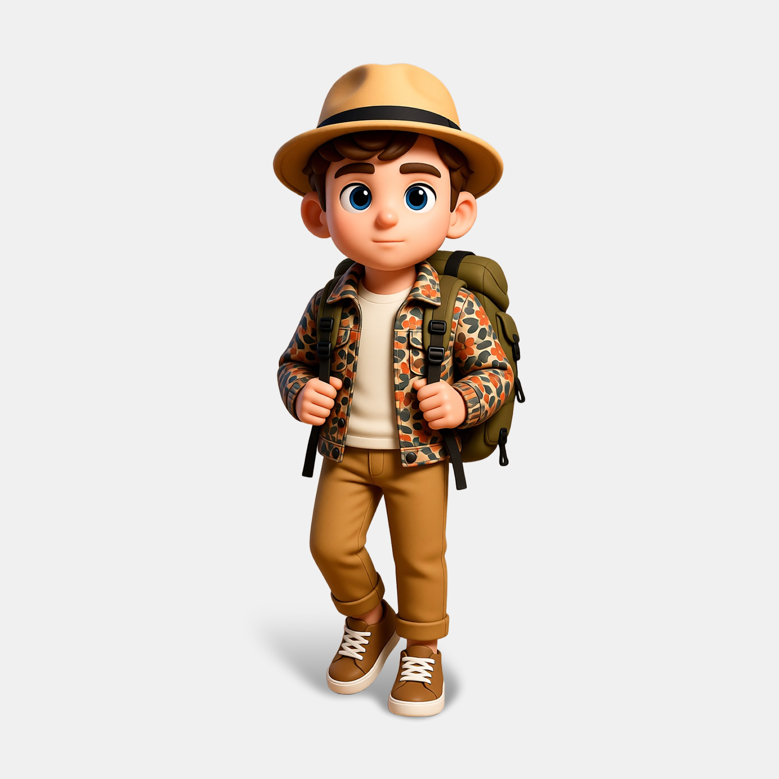 Customized 3D figure for travel lover