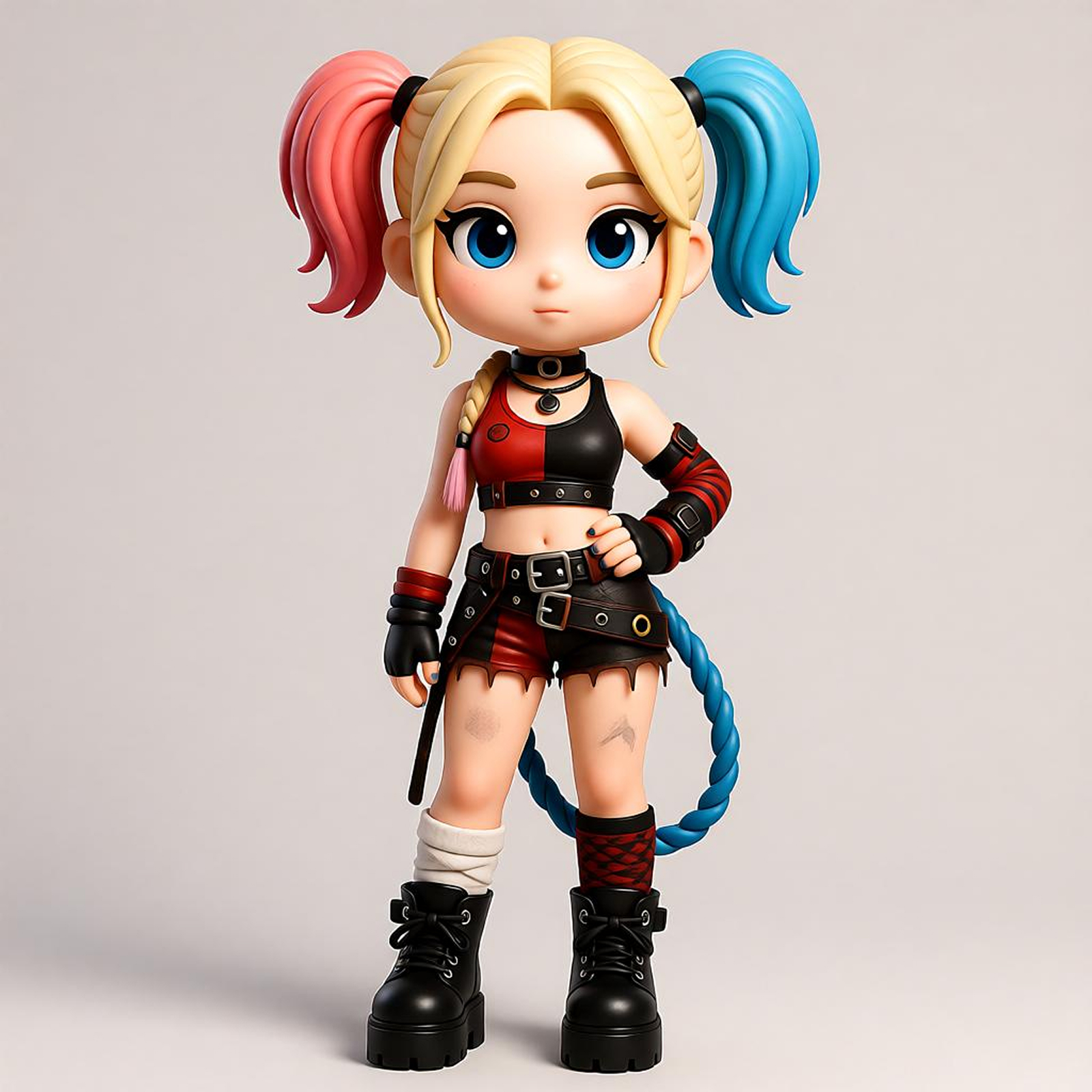 Customized 3D figure for clown girl