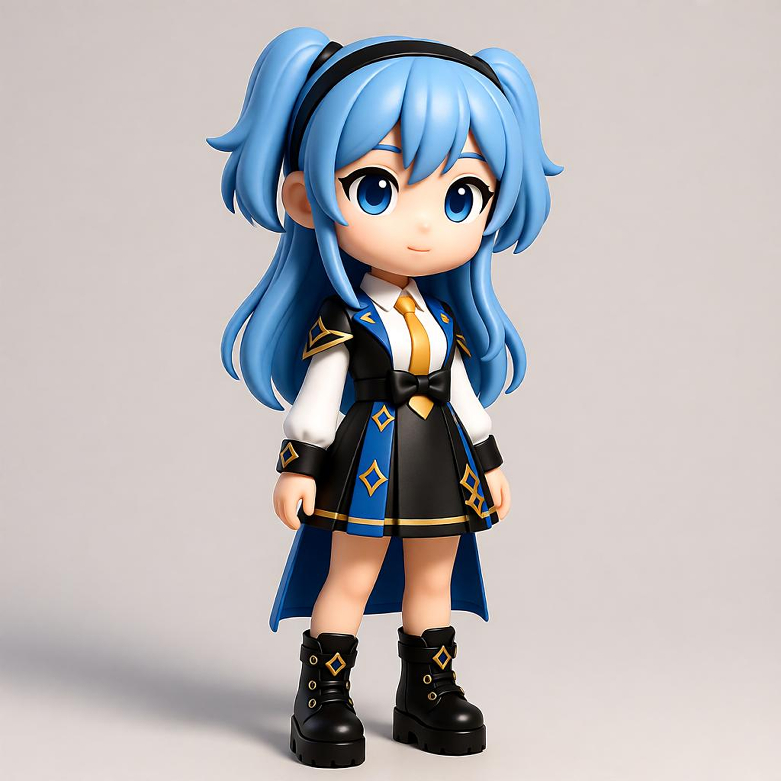 Customized 3D figure for female cosplay character