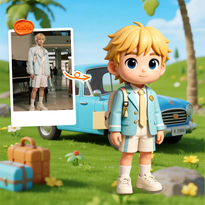 Customized 3D figure for Young Travelers