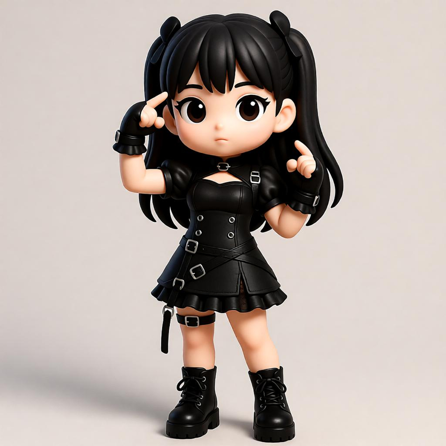 Customized 3D figure for dark lolita