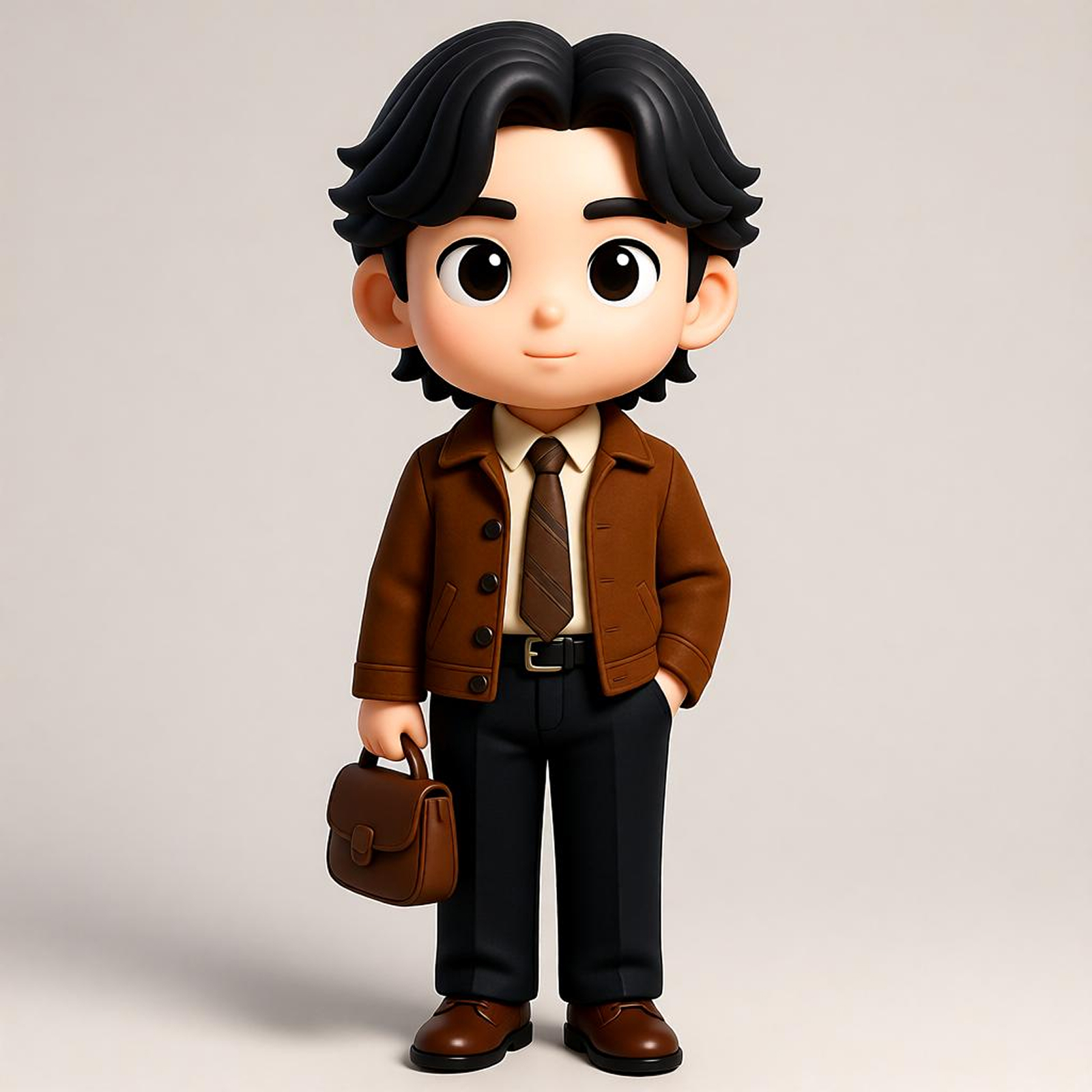 定制3D商务人士手办