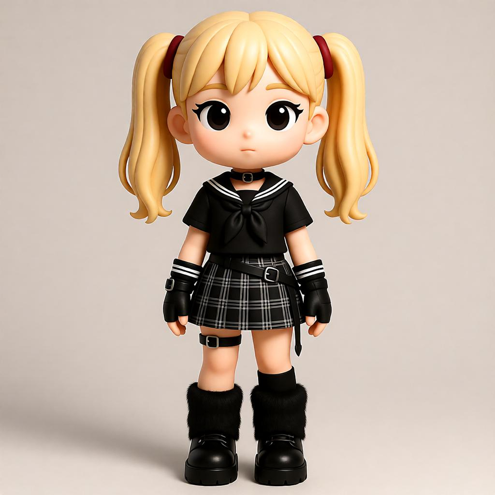 定制3D时尚女孩手办
