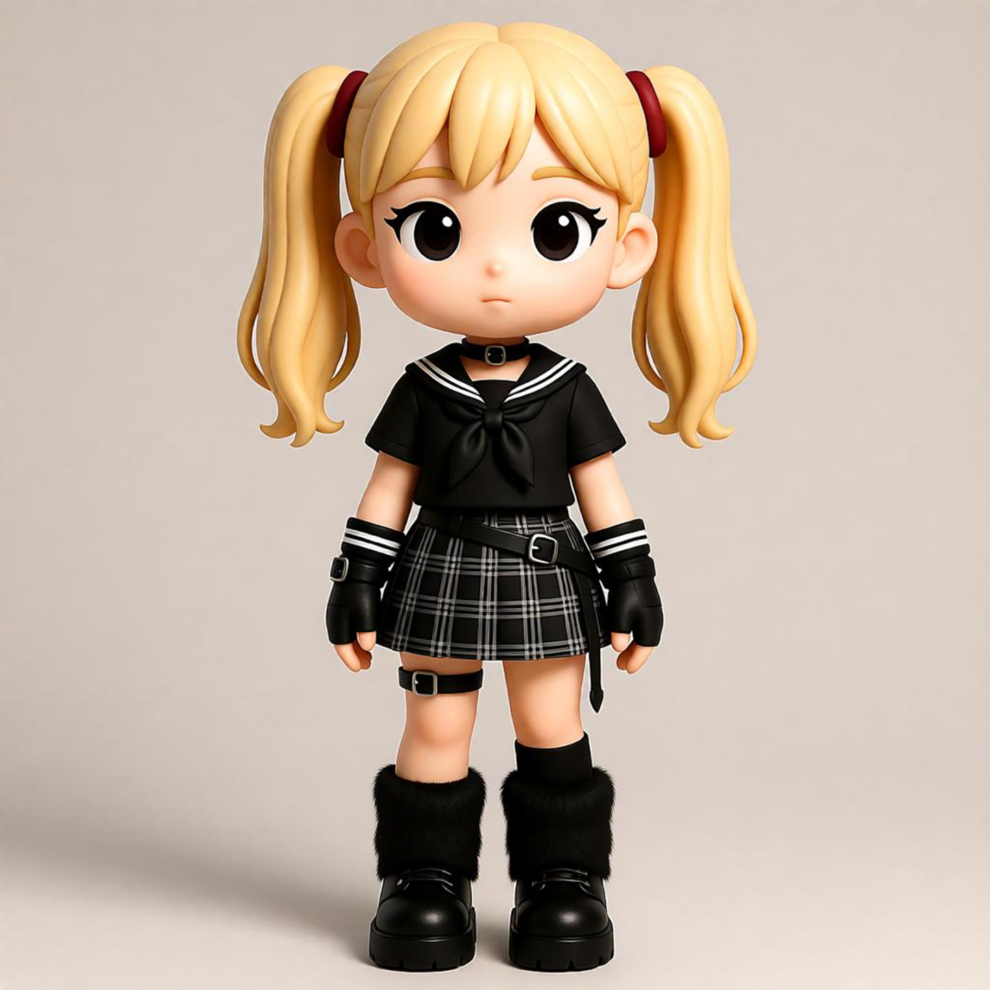 定制3D时尚女孩手办
