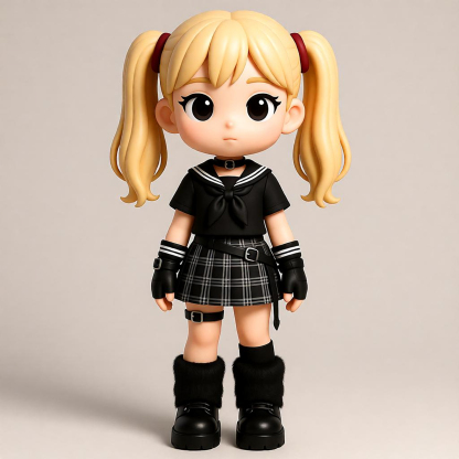 定制3D时尚女孩手办