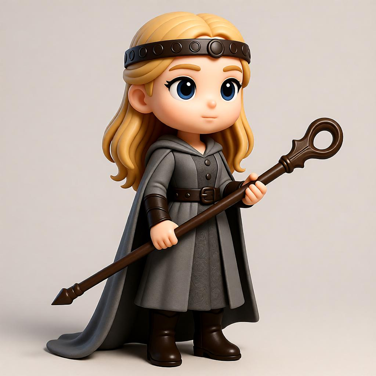 Customized 3D figure for female cosplay character