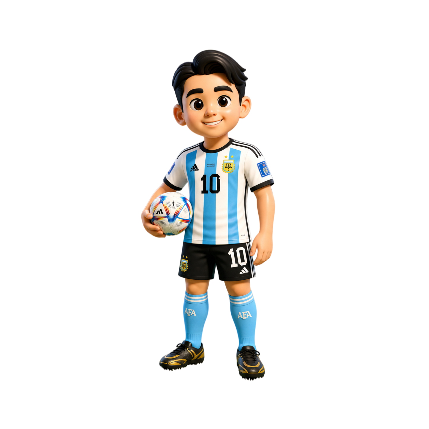 FIFA World Cup 2026 Custom 3D Figure Sporty Soccer Chibi Player Figure Set, Trendy Collection Gift