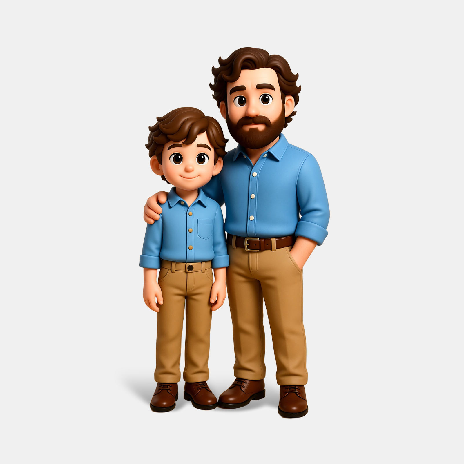 Customized 3D figure for father