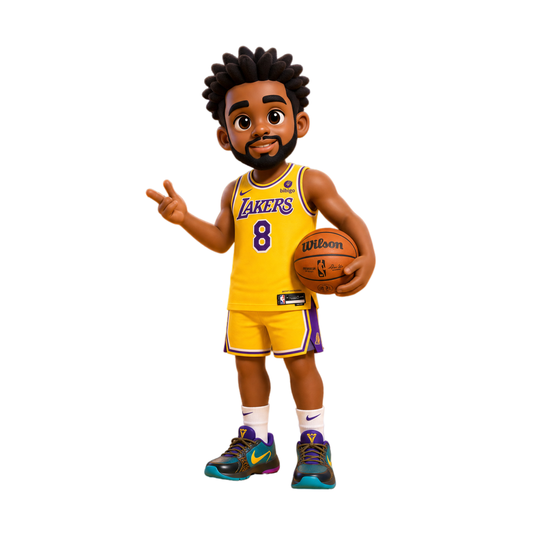 NBA Custom 3D Figure Street Basketball Chibi Player Figure Set, Cleveland Cavaliers / New York, Trendy Collection Gift