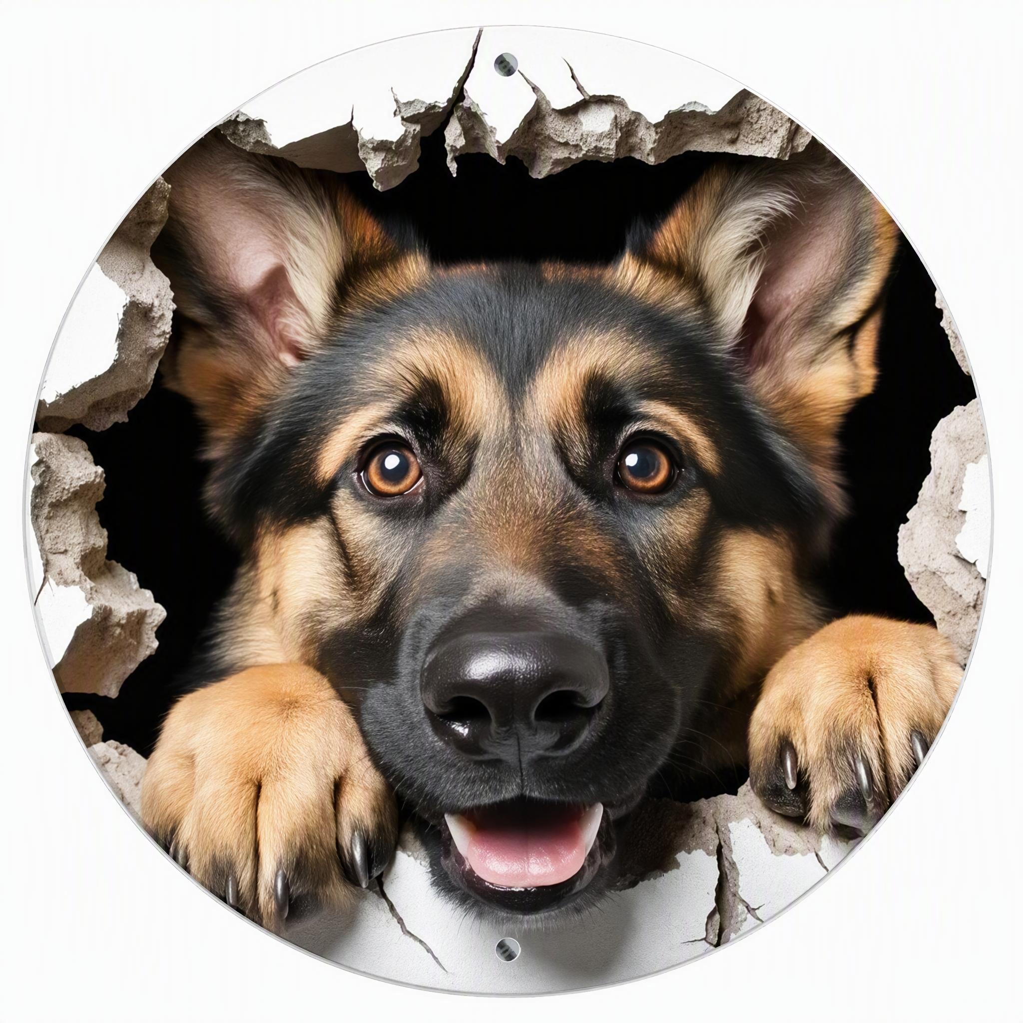 Custom Round Aluminum Wall Art – Personalized Photo Hanging Decor