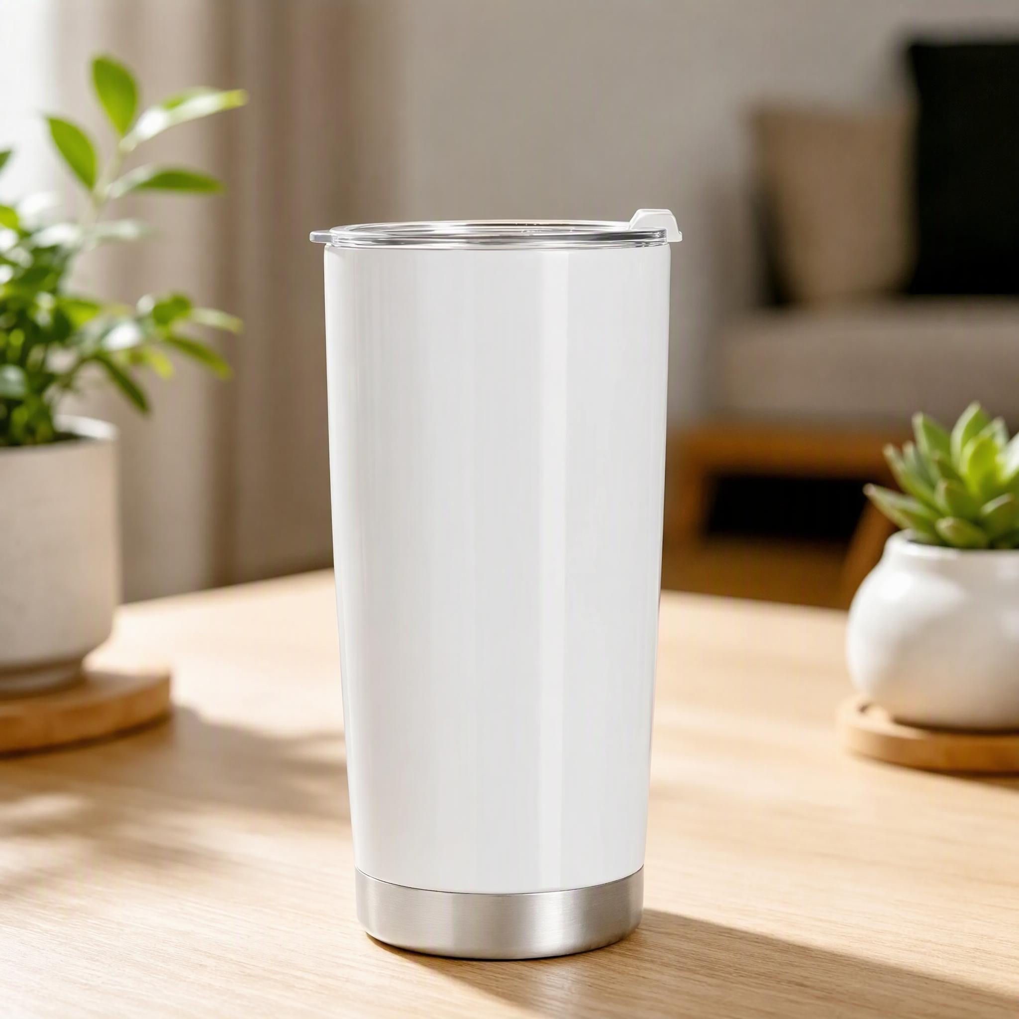 Custom 20oz Stainless Steel Tumbler – Personalized Photo Travel Cup