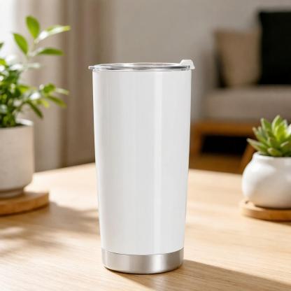 Custom 20oz Stainless Steel Tumbler – Personalized Photo Travel Cup