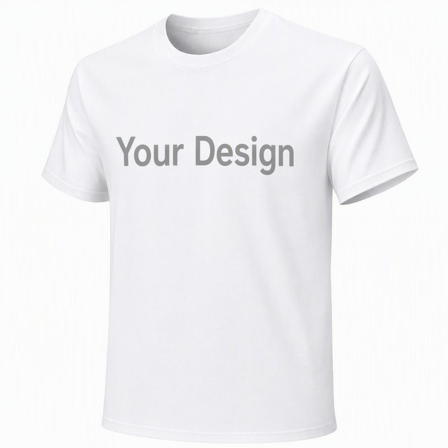 Custom Photo T-Shirt – Personalized Cotton T-Shirt with Front Print