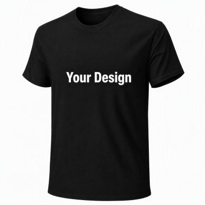 Custom Photo T-Shirt – Personalized Cotton T-Shirt with Front Print
