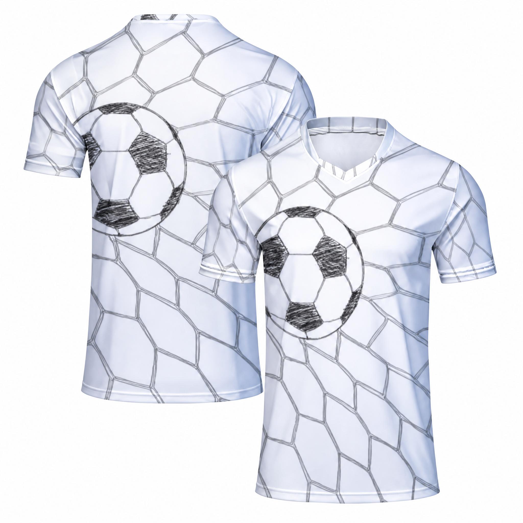 Custom V-Neck Football Jersey – Personalized All-Over Print Shirt