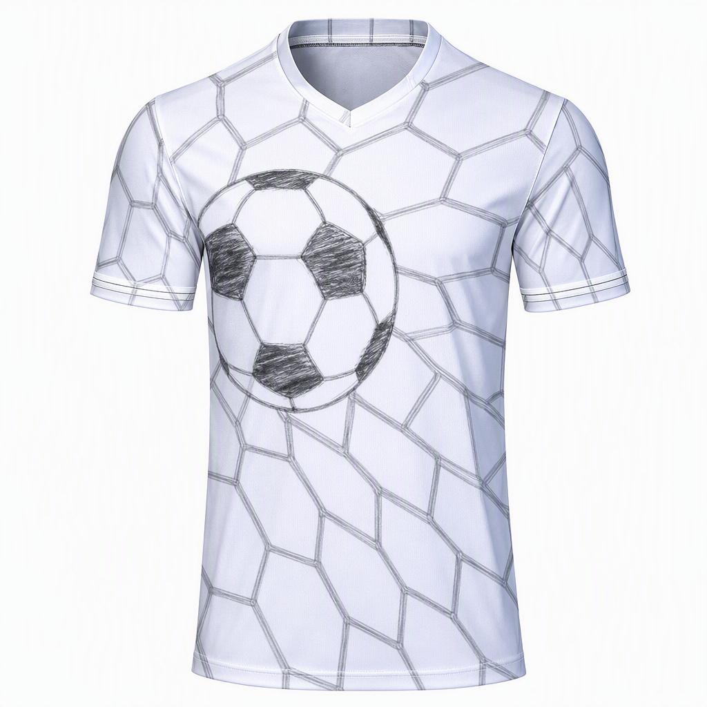 Custom V-Neck Football Jersey – Personalized All-Over Print Shirt