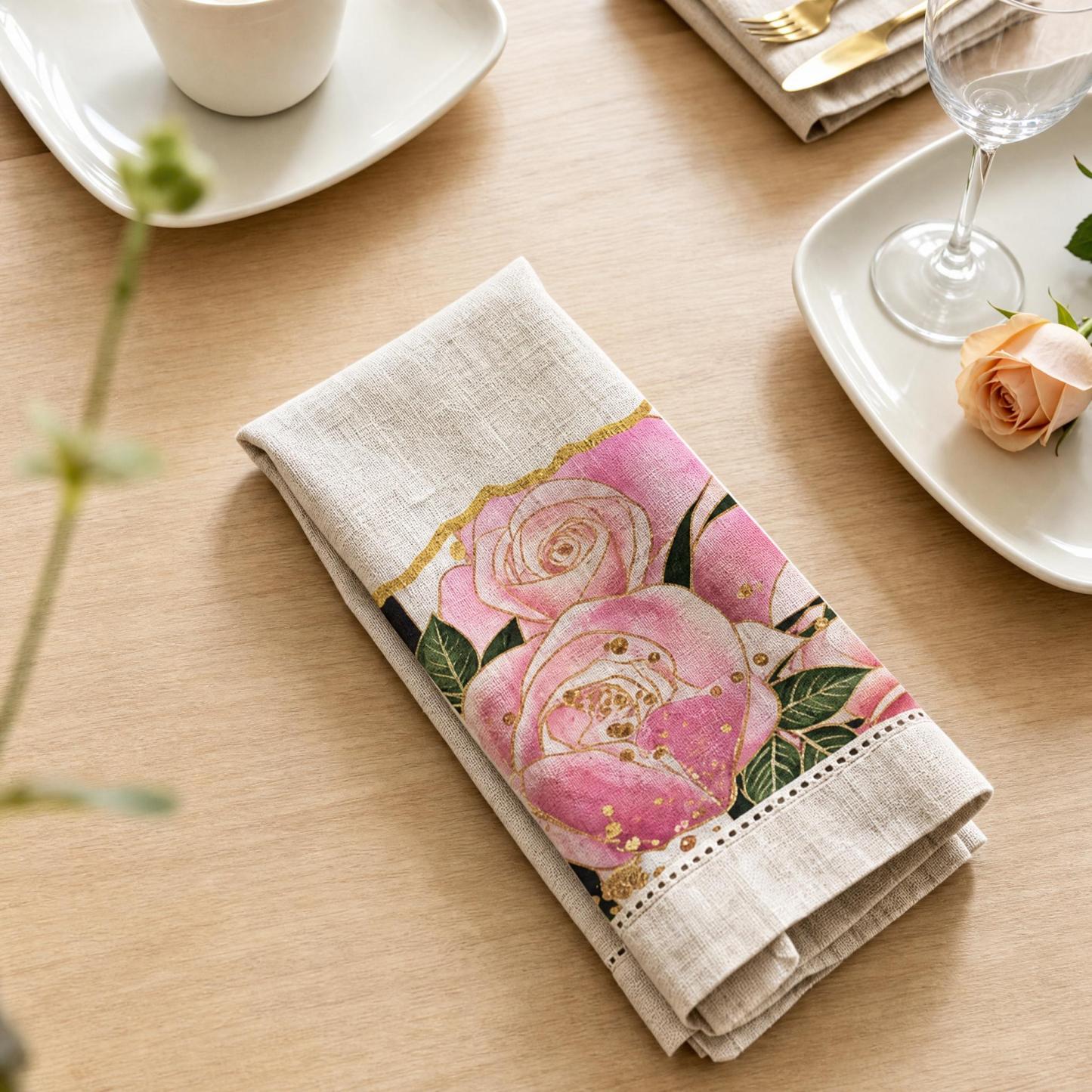 Custom Linen Napkin – Personalized Photo & Design Table Napkin