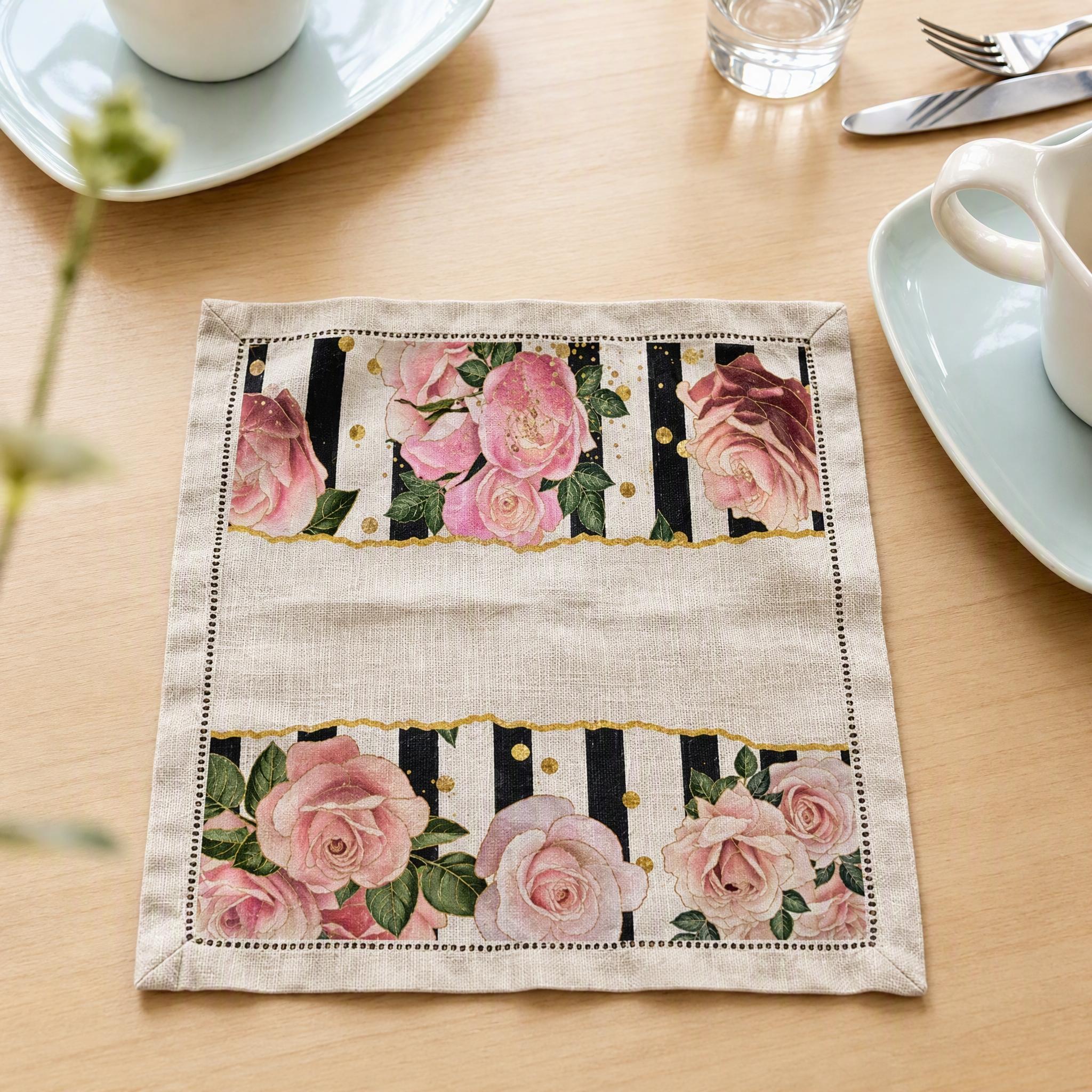 Custom Linen Napkin – Personalized Photo & Design Table Napkin