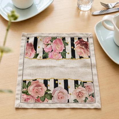 Custom Linen Napkin – Personalized Photo & Design Table Napkin