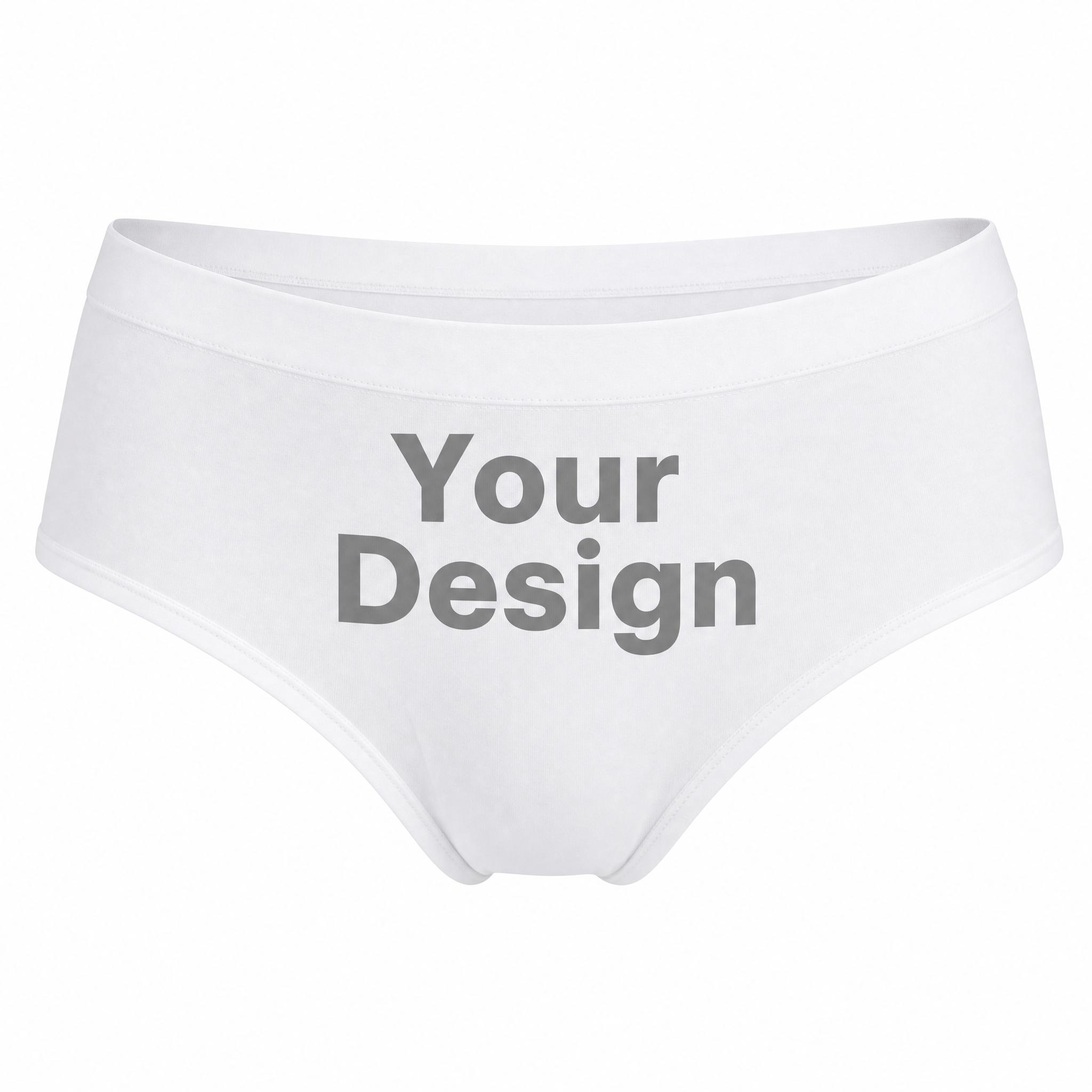 Custom Women’s Bikini Briefs – Personalized Photo Underwear